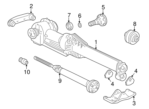 911 CARRIER & FRONT AXLES