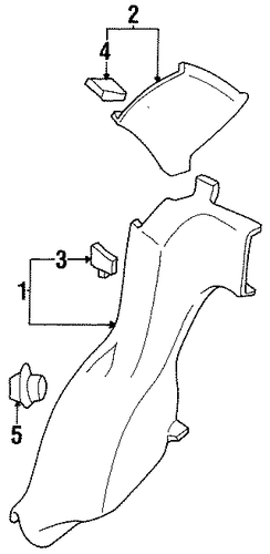 Metro INTERIOR TRIM - QUARTER PANELS 2