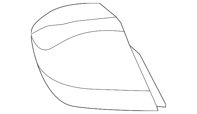 25775365 Деталь LENS & HOUSING, LEFT