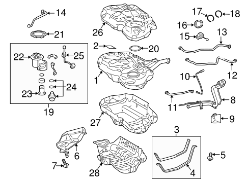 FUEL SYSTEM/FUEL SYSTEM COMPONENTS for 2012 Toyota Prius Plug-In #1