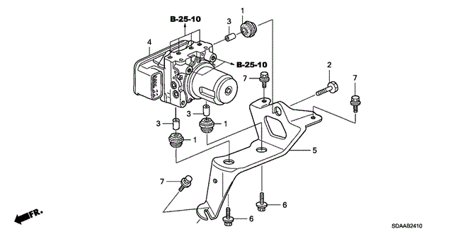 Chassis/ABS Modulator for 2007 Honda ACCORD SEDAN #1