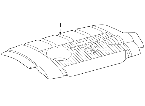 ENGINE/ENGINE APPEARANCE COVER for 2010 Toyota RAV4 #1