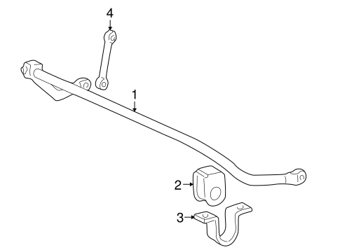 Stabilizer Bar & Components for 2004 Ford Excursion #0