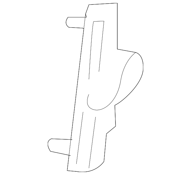 6F2Z17602B82AB Деталь HEIGHT ADJUSTER, LEFT