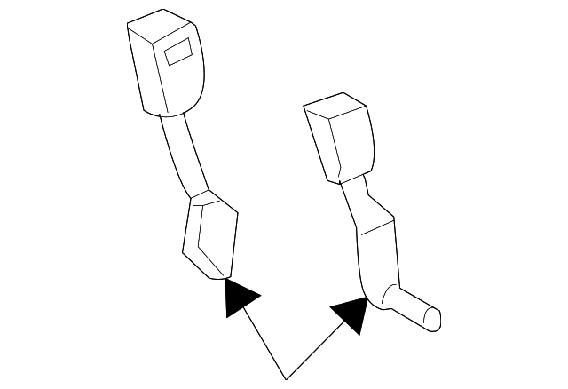 6F2Z-17611B66-AB Деталь CENTER BUCKLE