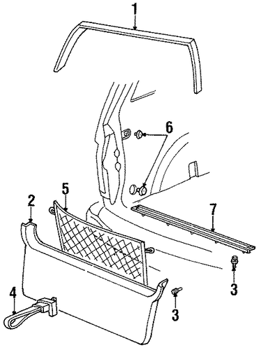 Windstar INTERIOR TRIM