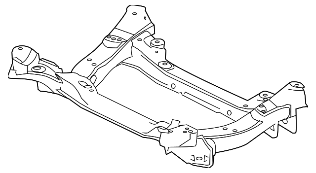 C2Z19751 Деталь SUSP CROSSMEMBER