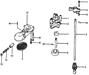 ENGINE/OIL PUMP for 1978 Honda ACCORD HATCHBACK #1