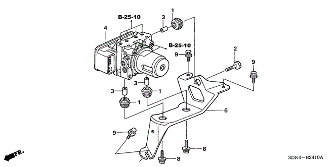 CHASSIS/ABS MODULATOR for 2006 Honda ACCORD COUPE #1