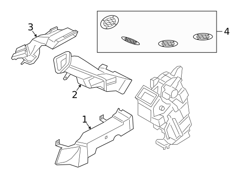 Ducts for 2021 Ford Explorer #1