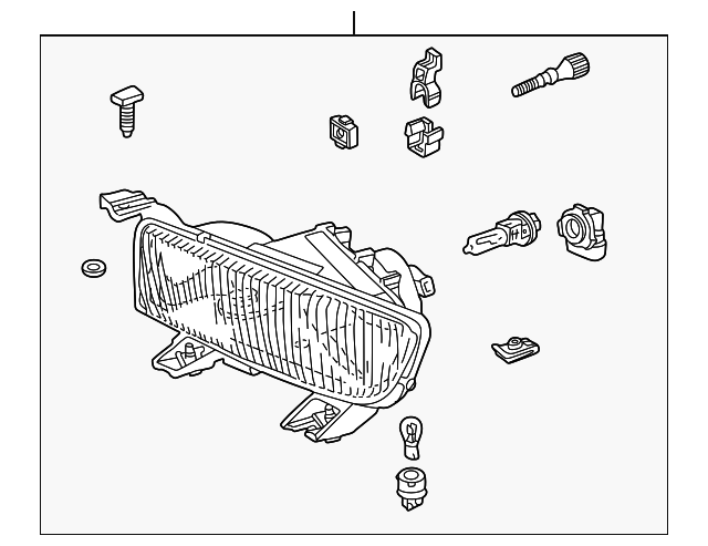4562641 Деталь FOG LAMP ASSY, RIGHT