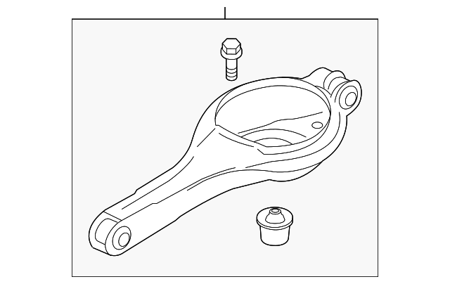 EJ7Z-5500-A LOWER CNTRL ARM, RIGHT