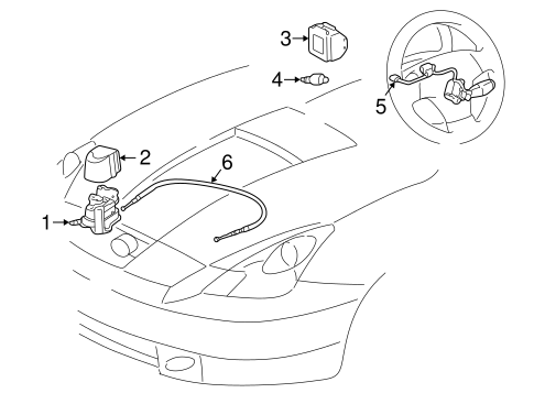 ELECTRICAL/CRUISE CONTROL SYSTEM for 2004 Toyota Celica #1