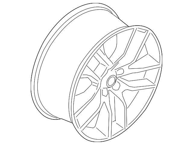 FR3Z-1007-D WHEEL, ALLOY