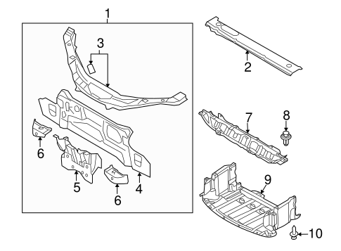 Radiator Support for 2012 Mazda MX-5 Miata #0