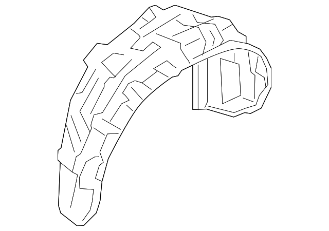 31353846 Деталь SPLASH SHIELD, LEFT