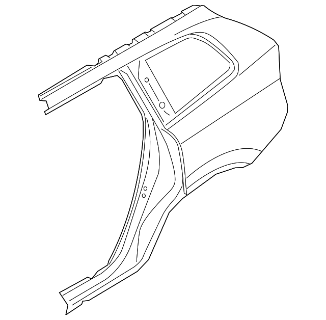 31416318 Деталь QUARTER PANEL, RIGHT