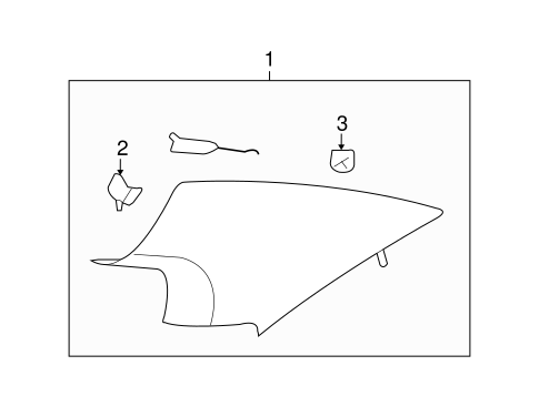 Aura INTERIOR TRIM - QUARTER PANELS