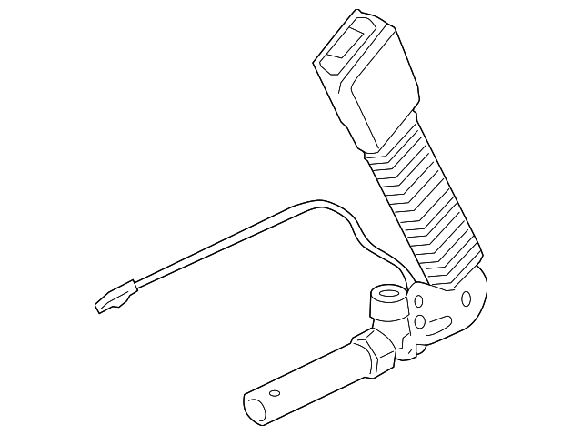LR045385 Деталь BUCKLE, LEFT