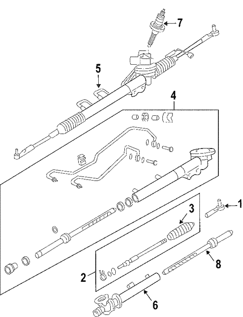 Steering/Steering Gear & Linkage for 2007 Nissan Murano #2