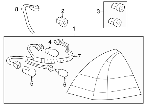 Impala Limited BULBS - CHASSIS 2