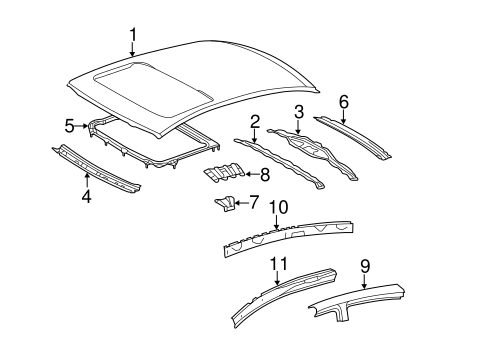 BODY/ROOF & COMPONENTS for 2007 Toyota Avalon #1
