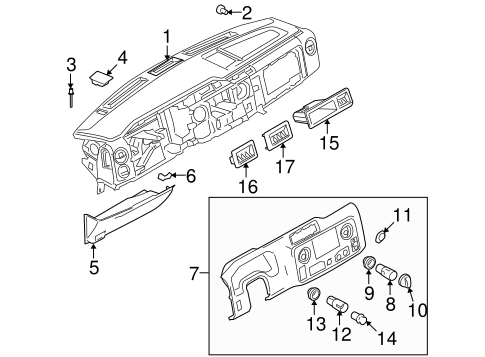 Body/Instrument Panel Components for 2012 Ford E-250 #1