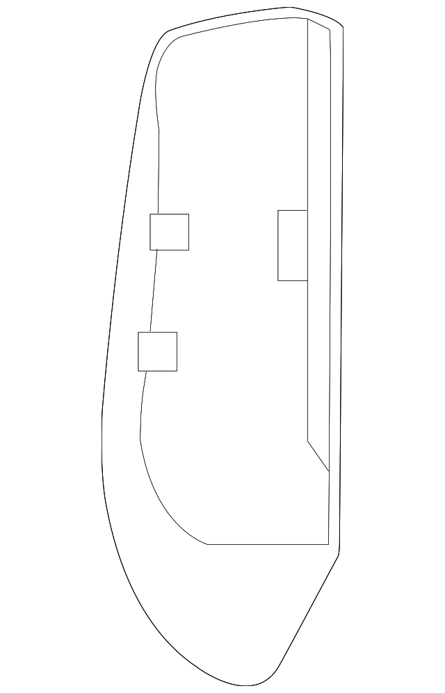 970-522-151-44-DAF Деталь RR SEAT AIR BAG COVER, LEFT