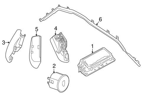 Panamera AIR BAG COMPONENTS 2