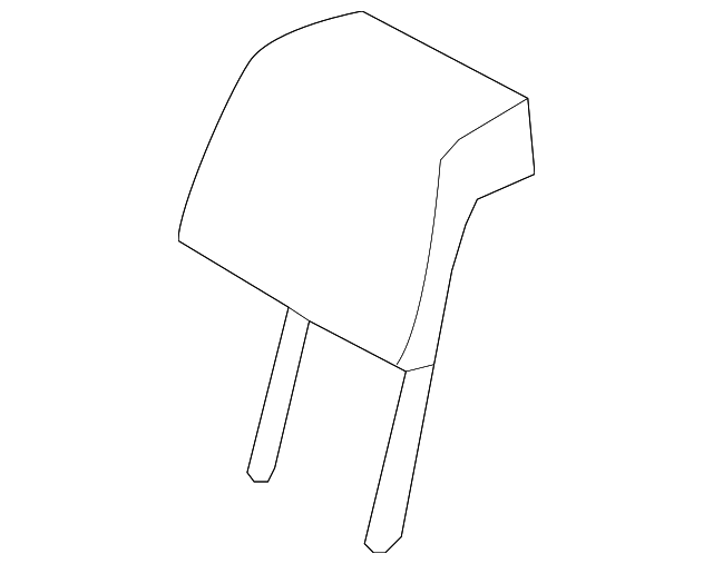 8A8Z-74611A08-B HEADREST PAD