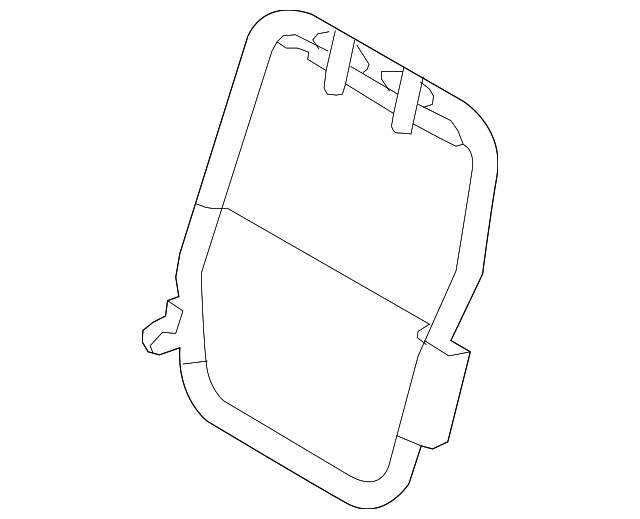 8A8Z-74613A38-A SEAT BACK FRAME, RIGHT
