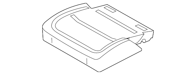 CA8Z-7463840-C SEAT CUSHION PAD, RIGHT