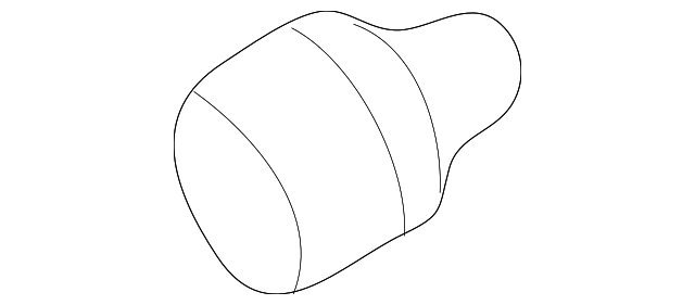 9223686 Деталь LOCK PLATE BUMPER, RIGHT