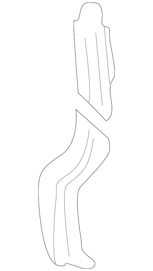 4856415 Деталь HINGE, LEFT