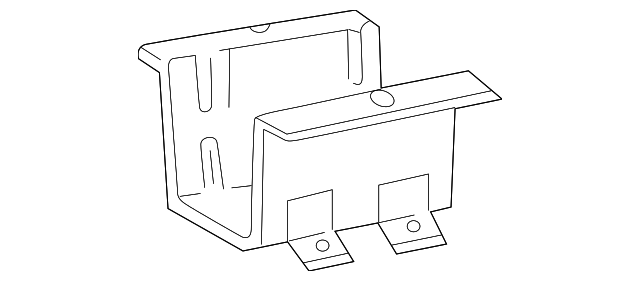 F6DZ54045B34B Деталь CONSOLE MOUNT BRACKET