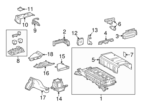ELECTRICAL/BATTERY for 2014 Toyota Prius V #2