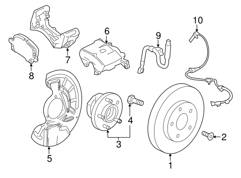 Brakes/Anti-Lock Brakes for 2019 Buick Regal Sportback #1