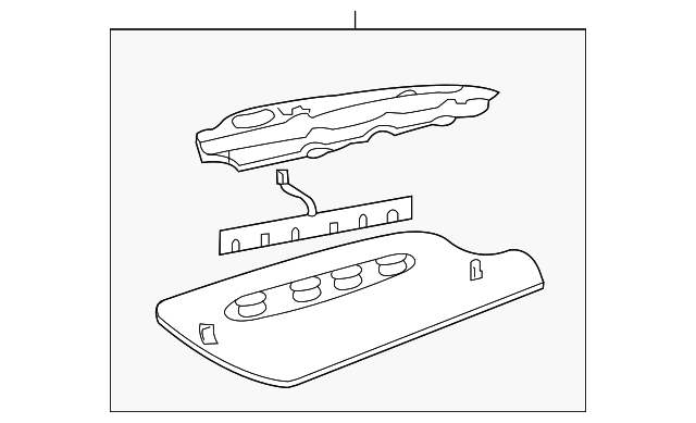 6W1Z-13A613-AB Деталь HIGH MOUNT LAMP