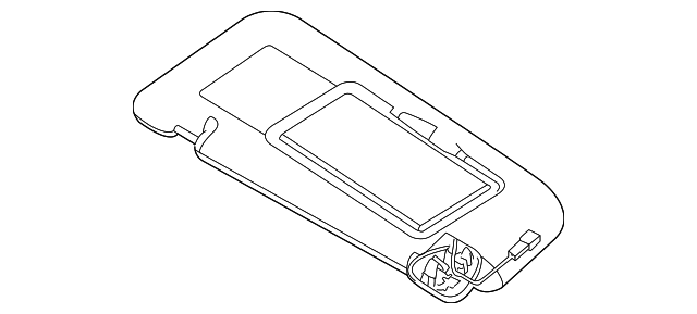 C2C22486AGD Деталь SUNVISOR, RIGHT