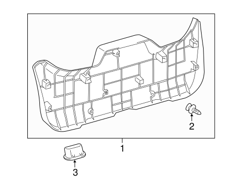 BODY/INTERIOR TRIM for 2015 Scion iQ #1