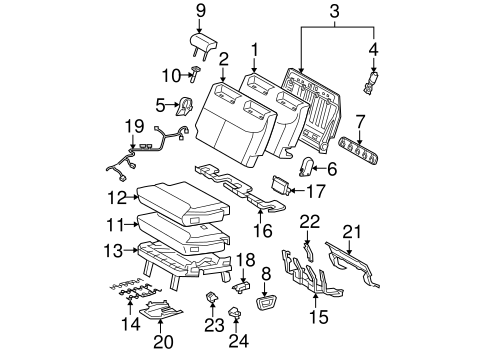 ELECTRICAL/POWER SEATS for 2008 Toyota Sienna #1