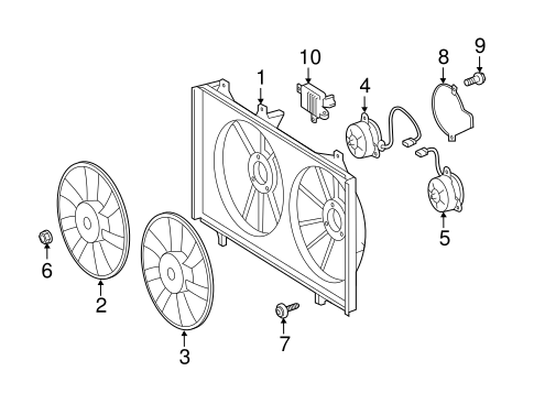 COOLING SYSTEM/COOLING FAN for 2013 Toyota Avalon #1
