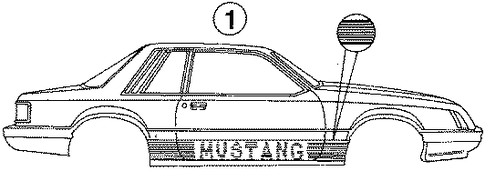 Mustang STRIPE TAPE