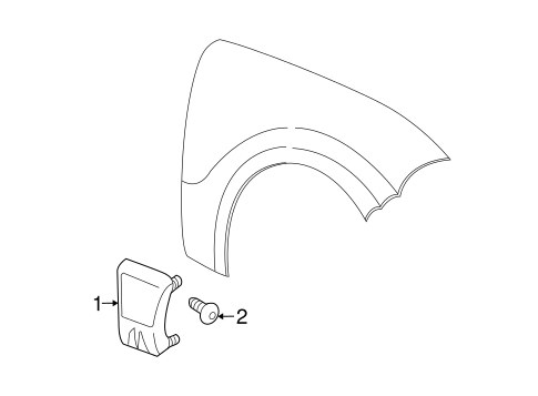 Mountaineer EXTERIOR TRIM - FENDER