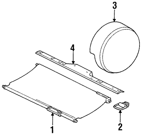 Cherokee INTERIOR TRIM - REAR BODY