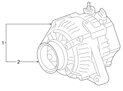 ELECTRICAL/ALTERNATOR for 2009 Toyota Corolla #1