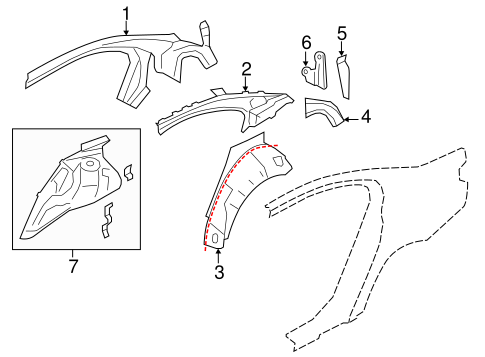 Inner Structure for 2012 BMW 740i #0