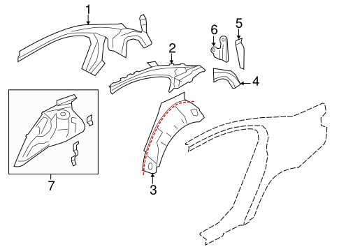 Inner Structure for 2015 BMW 740Ld xDrive #0