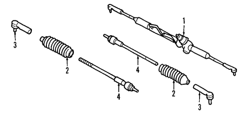 Steering Gear & Linkage for 2010 Nissan Sentra #1