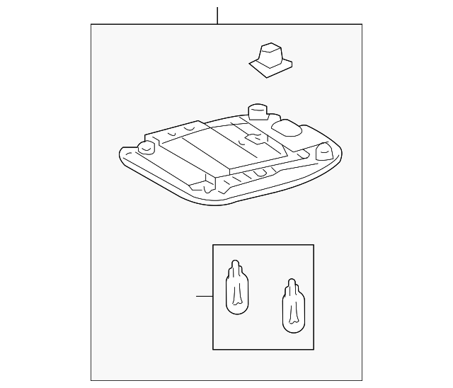 19184649 Деталь READING LMP ASSY